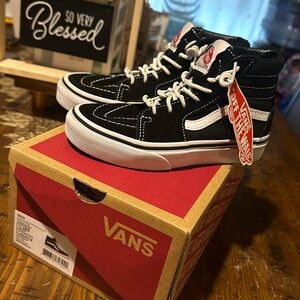 Vans SK8-HI Black/True White VN000D5F6BT - Size 12